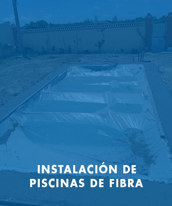 instalación de piscinas de fibra